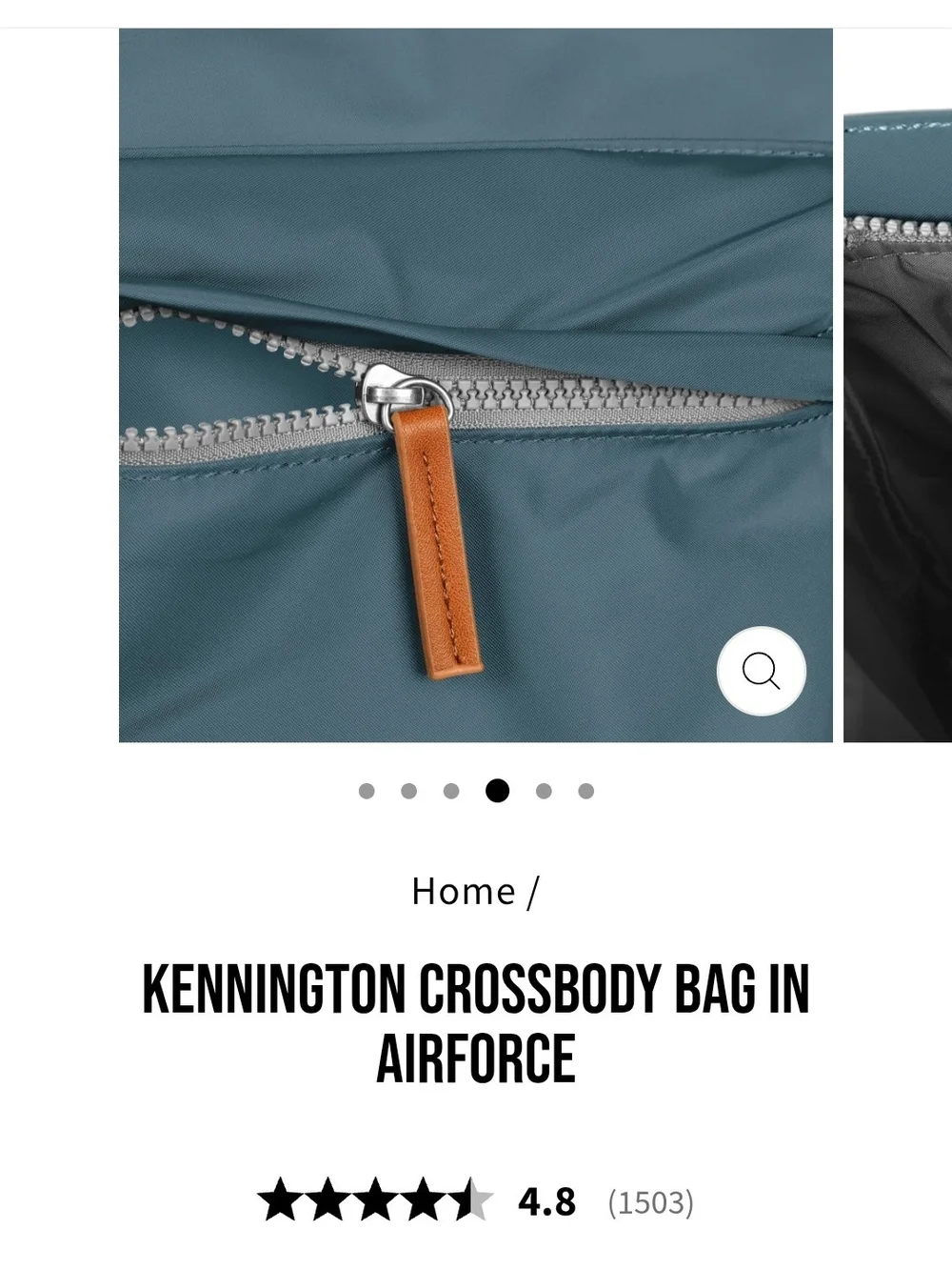 ORI London Kennington Crossbody Bag (Color: Airforce)